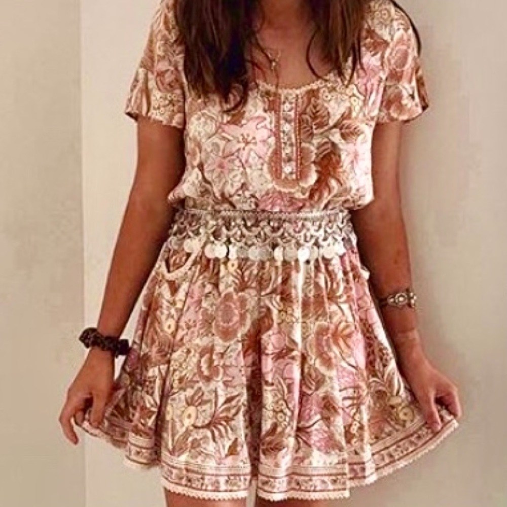 🌺🎉HP🎉🌺 Spell & The Gypsy Jungle Mini Dress - Picture 5 of 16